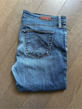 AG Adriano Goldschmied The Stevie Ankle Slim Straight Leg Jeans